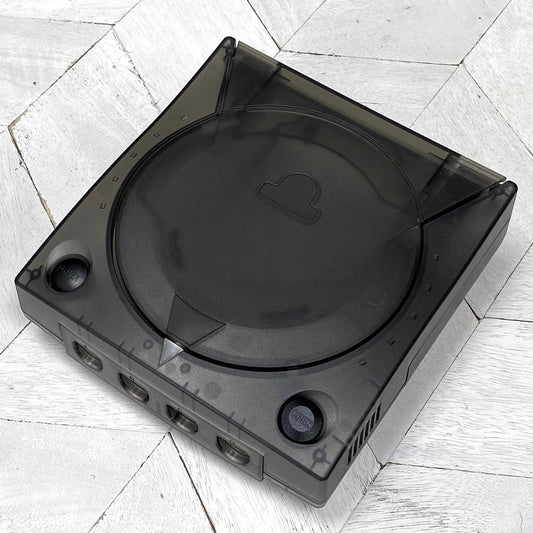 Replacement Casing / Shell / Case for Sega Dreamcast Console - Transparent Black