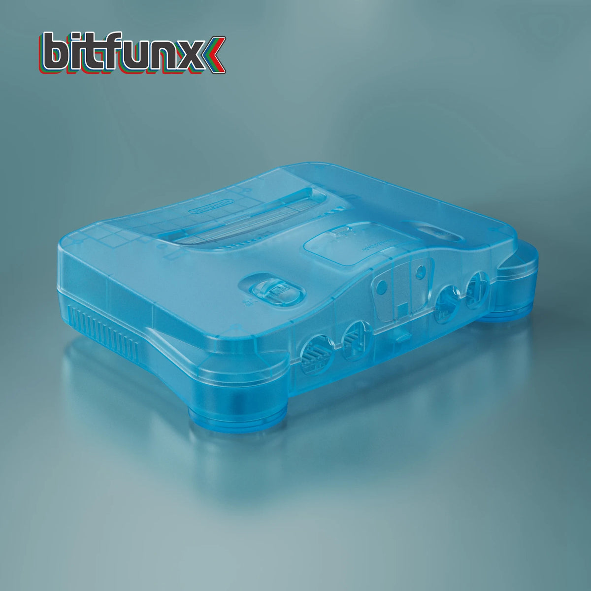 Replacement Casing / Shell / Case - Nintendo N64 Console - Translucent Ice Blue