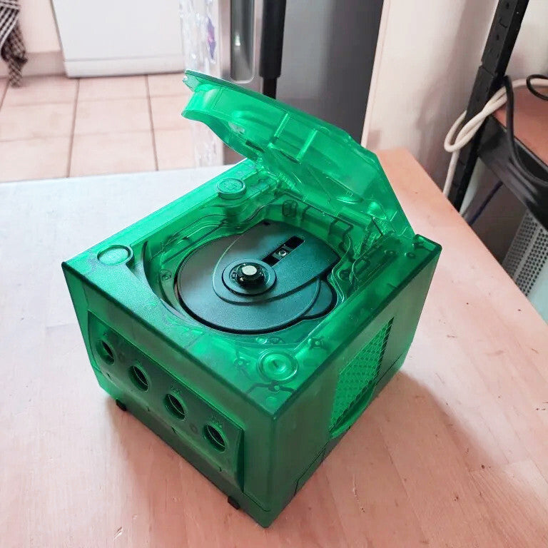 Replacement Casing / Shell / Case Nintendo Gamecube Console - Transparent Green