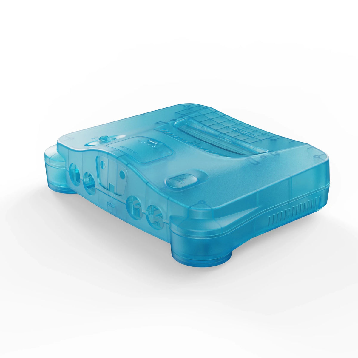 Replacement Casing / Shell / Case - Nintendo N64 Console - Translucent Ice Blue