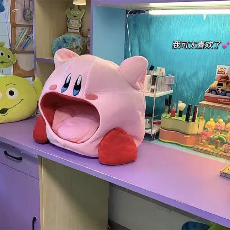 Kirby Cute Cat / Pet Bed - Animal Pillow Pink Hat Plush Toy Cat Nintendo