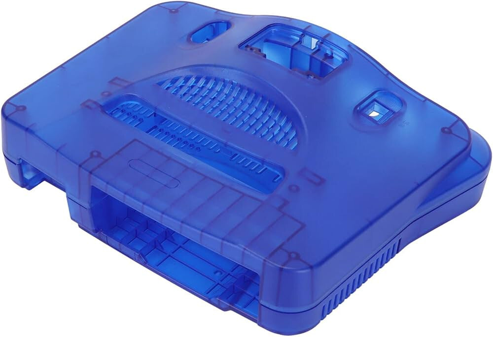 Replacement Casing / Shell / Case - Nintendo N64 Console - Translucent Blue