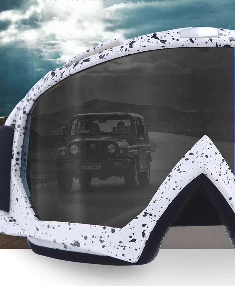 Anti-Fog Ski Goggles - UV400 Adult Men / Women Protection with Dual Lens