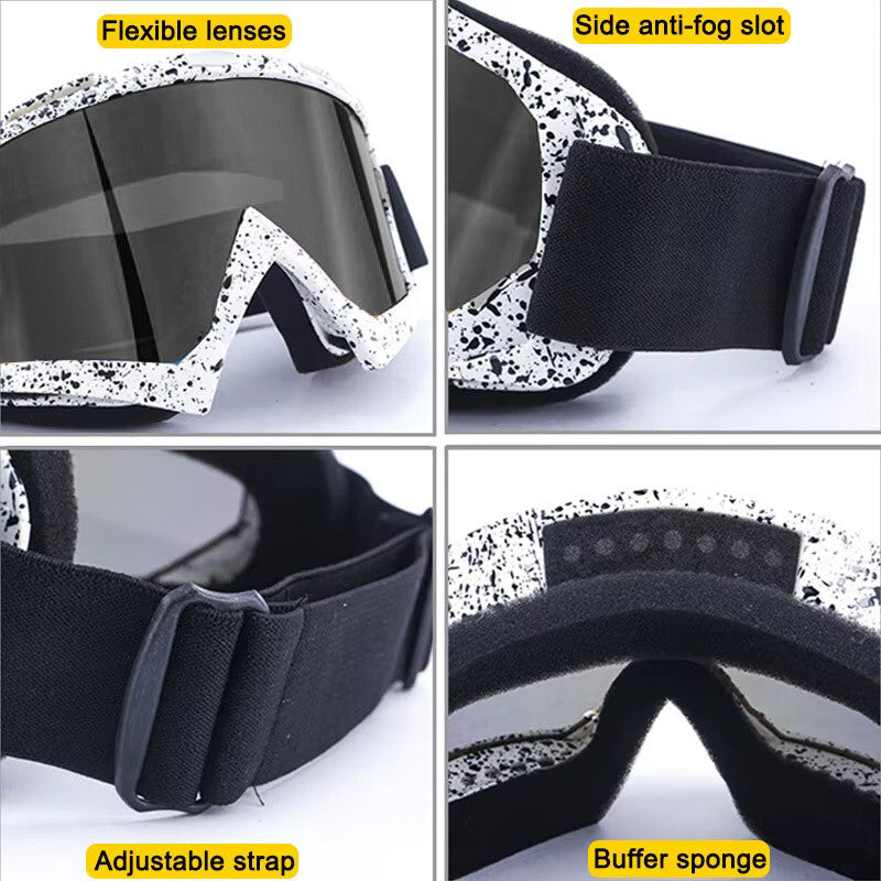 Anti-Fog Ski Goggles - UV400 Adult Men / Women Protection with Dual Lens