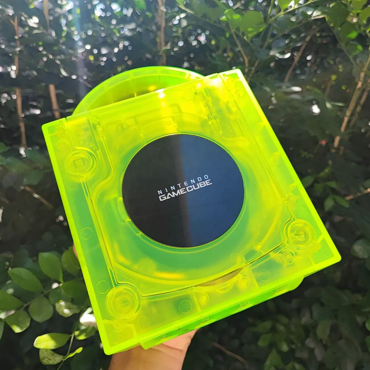 Replacement Casing / Shell / Case Nintendo Gamecube Console - Transparent Green