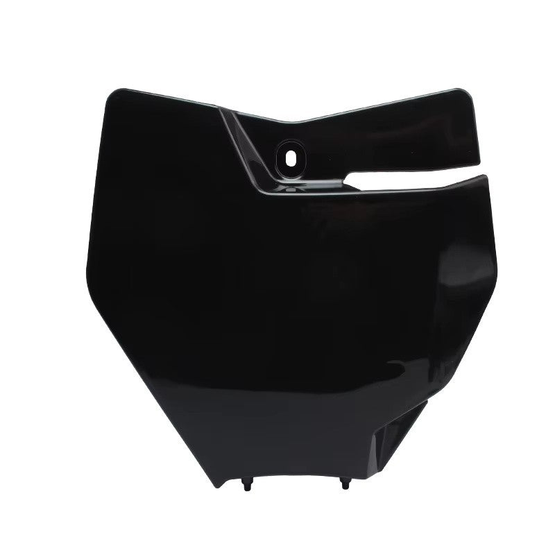 Motocross / Enduro - Front Number Plate Mask Plastic Cover KTM Supermoto Black