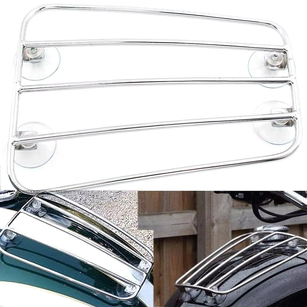Motorcycle Fuel Tank Luggage Rack - Triumph Bonneville etc Universal Suction Cup