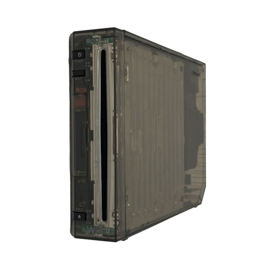 Replacement Casing / Shell / Case for Nintendo Wii Console - Translucent Black