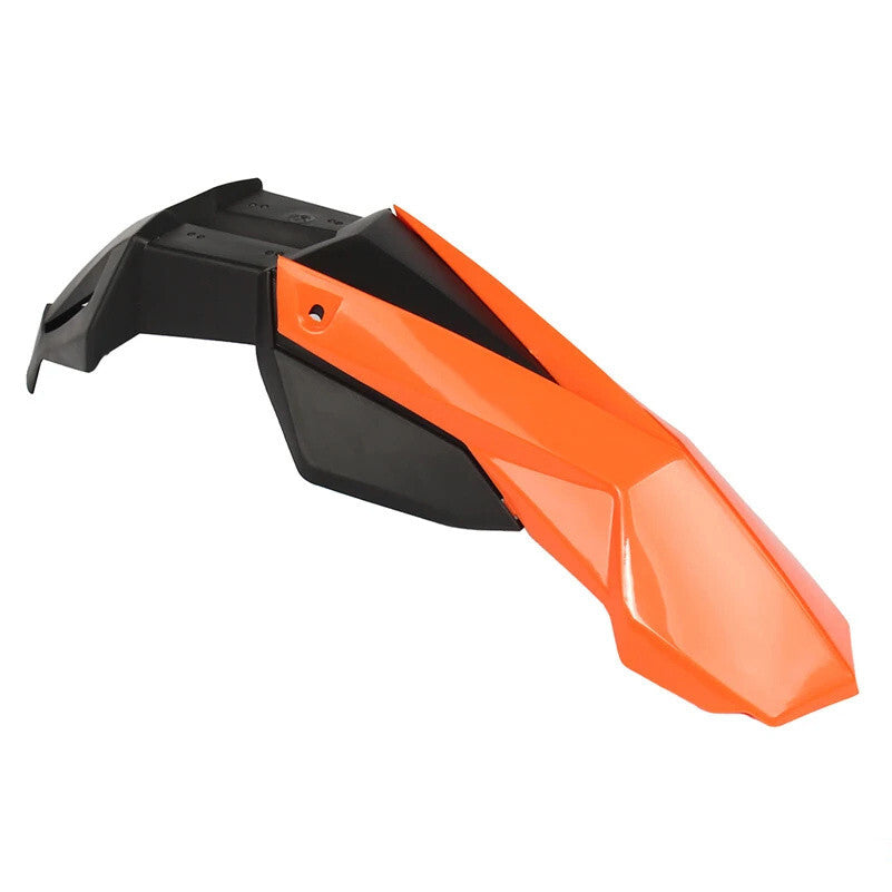 Universal Front Mudguard Fender - Supermoto / Motocross / Enduro Orange KTM Etc