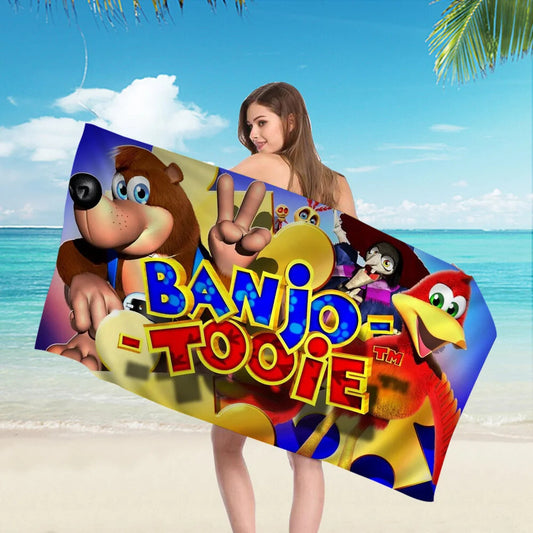Banjo Tooie Beach Towel 70 x 150 cm - Summer / Bath Towel Polyester / Kazooie BK