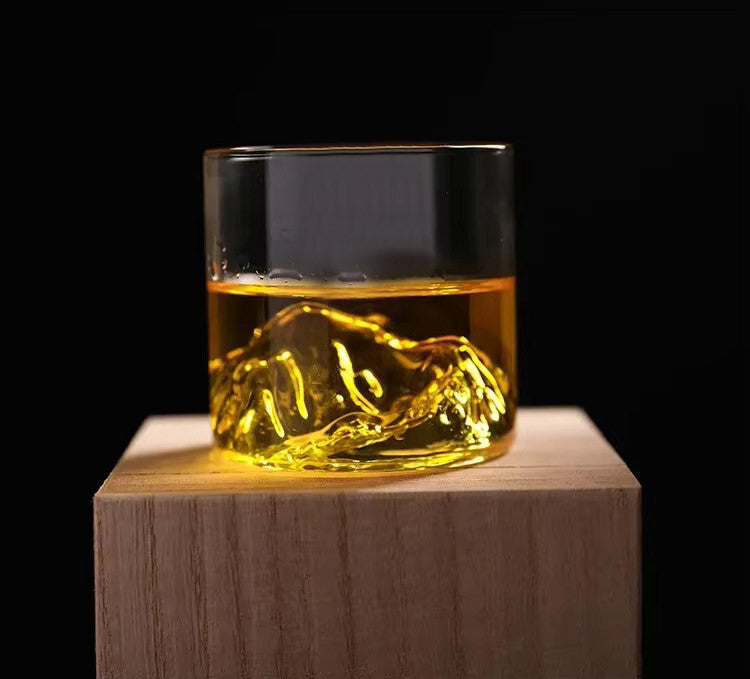 Mount Fuji Japanese Whiskey Drinking Glass Gift Set + Box - Fathers Day Mountain