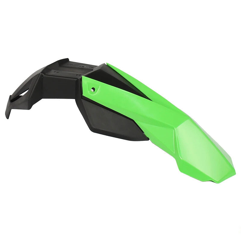 Universal Front Mudguard Fender - Supermoto / Motocross / Enduro Green Kawasaki