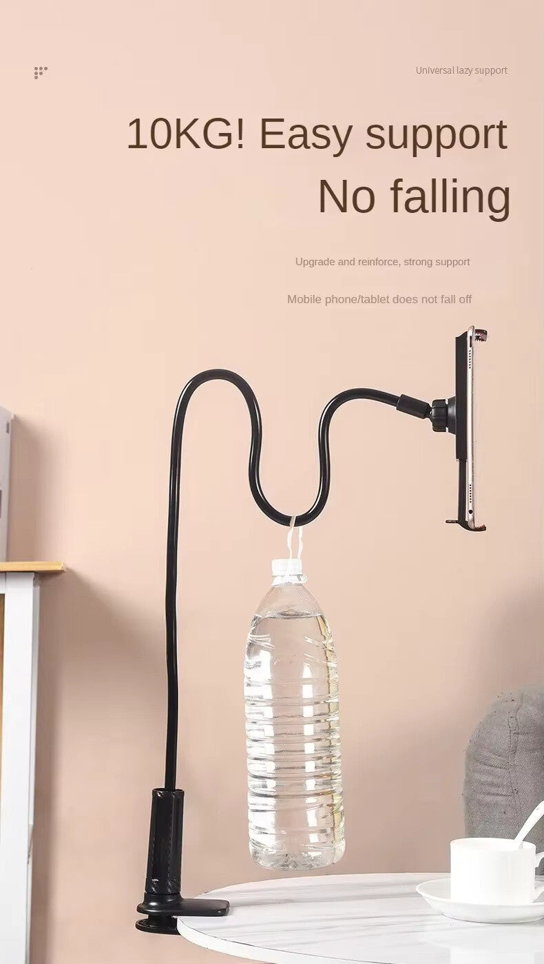 Adjustable Gooseneck Tablet Holder- Flexible Mount Bedside Stand Universal Ipad