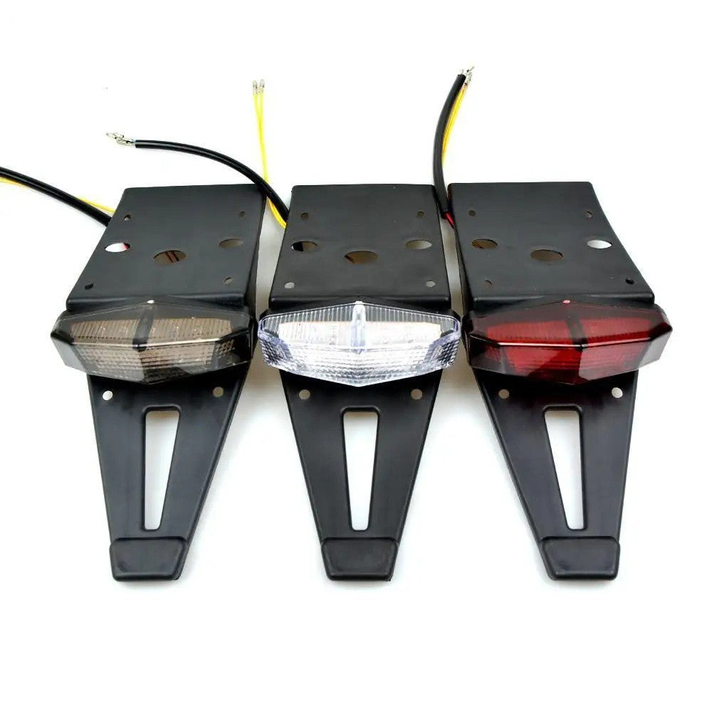 Tail Tidy With Integrated Rear Brake Light Clear - LED Supermoto Enduro Univeral