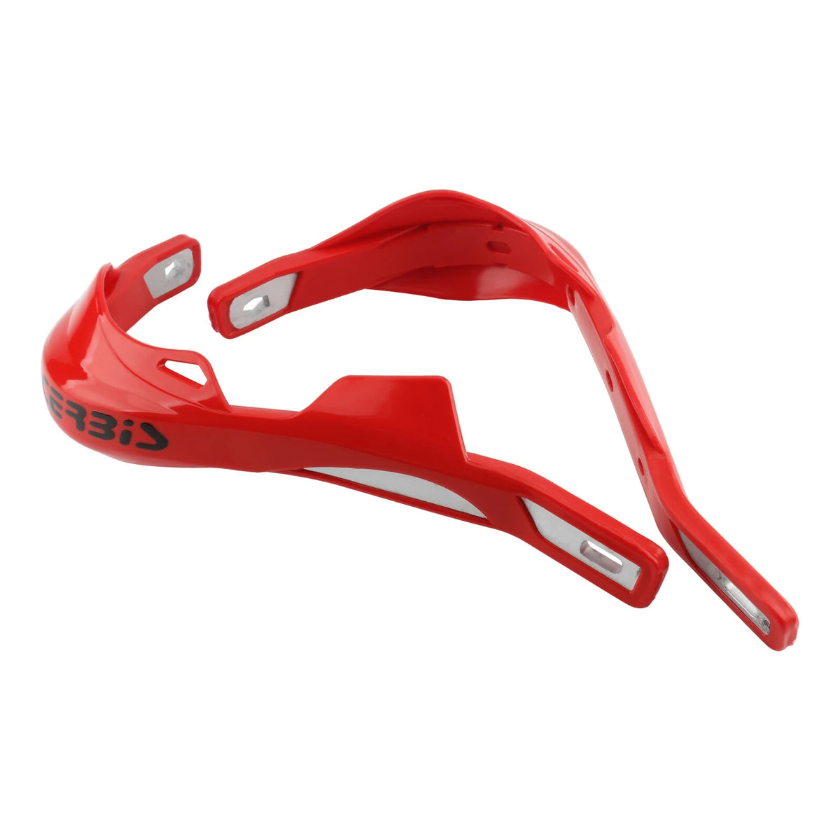 Red Handlebar Bar Guards For Motocross Enduro - Mount Kit KTM HONDA etc Hand