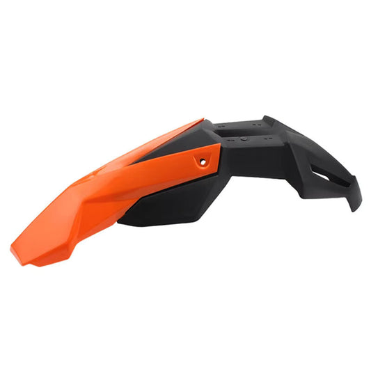 Universal Front Mudguard Fender - Supermoto / Motocross / Enduro Orange KTM Etc