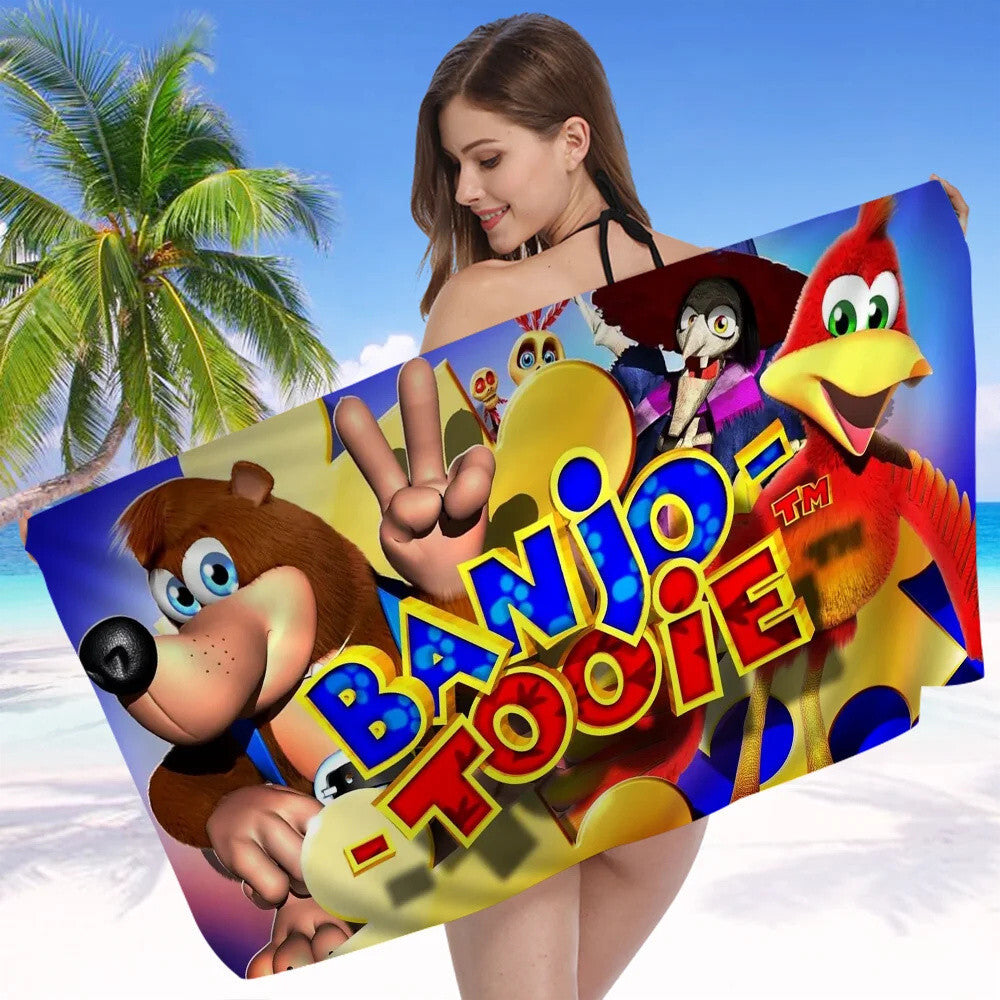 Banjo Tooie Beach Towel 70 x 150 cm - Summer / Bath Towel Polyester / Kazooie BK