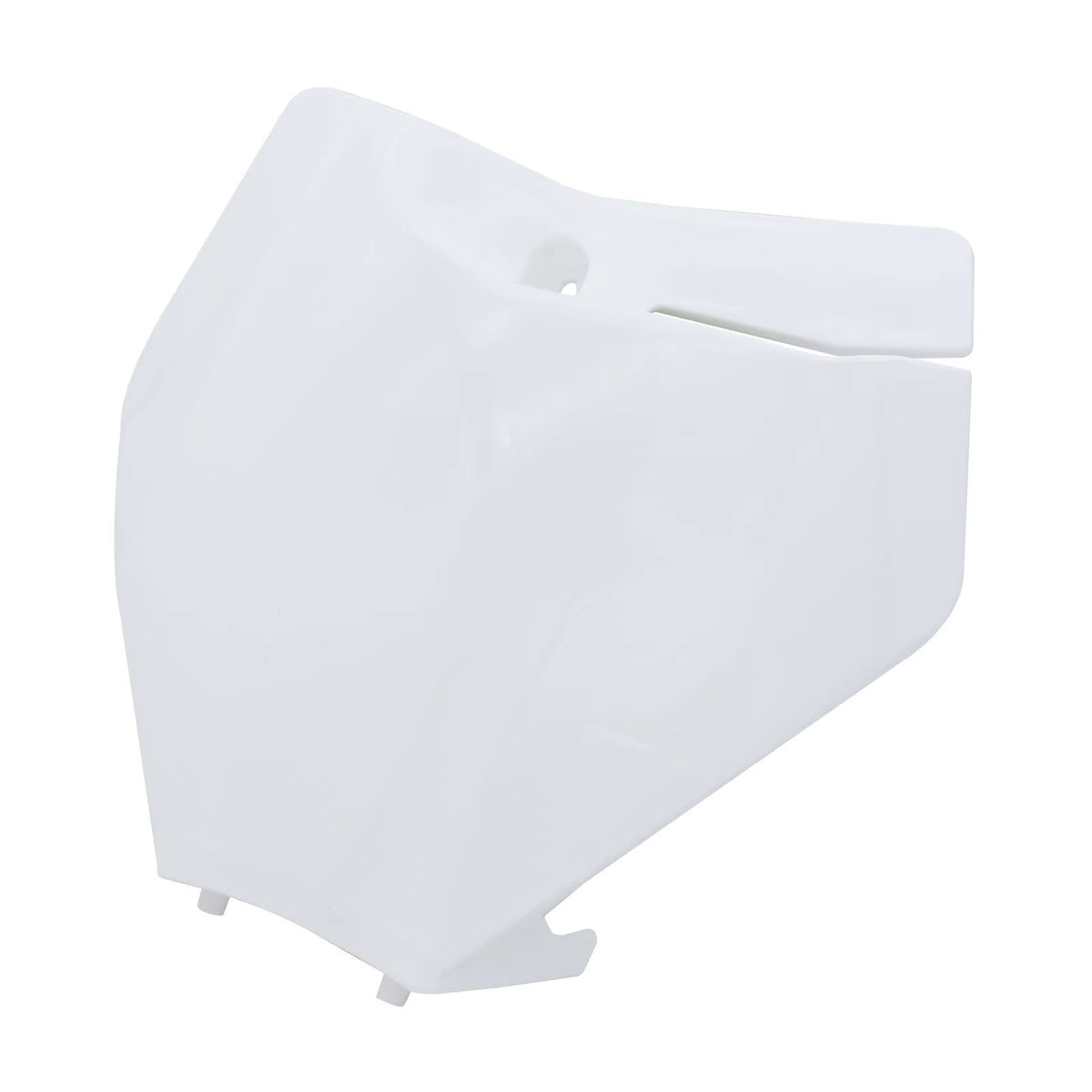 Motocross / Enduro - Front Number Plate Mask Plastic Cover KTM Supermoto White