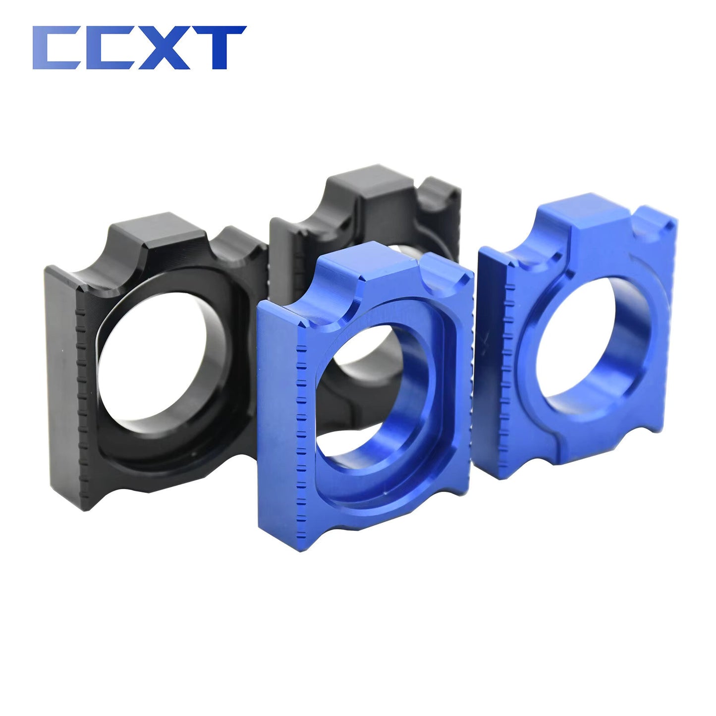 CHAIN ADJUSTER - YAMAHA WR250X / WR250F / WR450F ++ BLUE AXLE BLOCKS 2002 - 2023