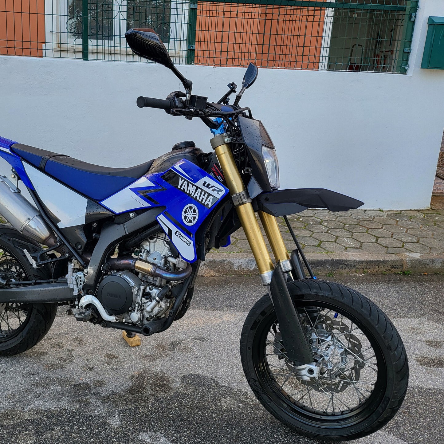 Universal Front Mudguard Fender - Supermoto / Motocross / Enduro Black