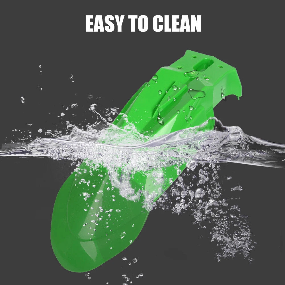 Universal Front Mudguard Fender - Supermoto / Motocross / Enduro Green Kawasaki