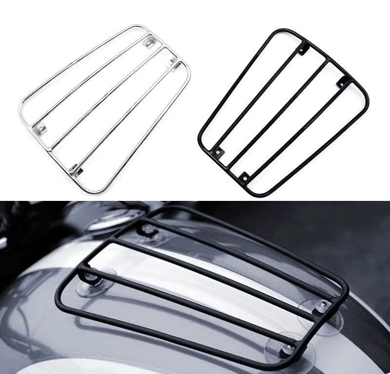 Motorcycle Fuel Tank Luggage Rack - Triumph Bonneville etc Universal Suction Cup