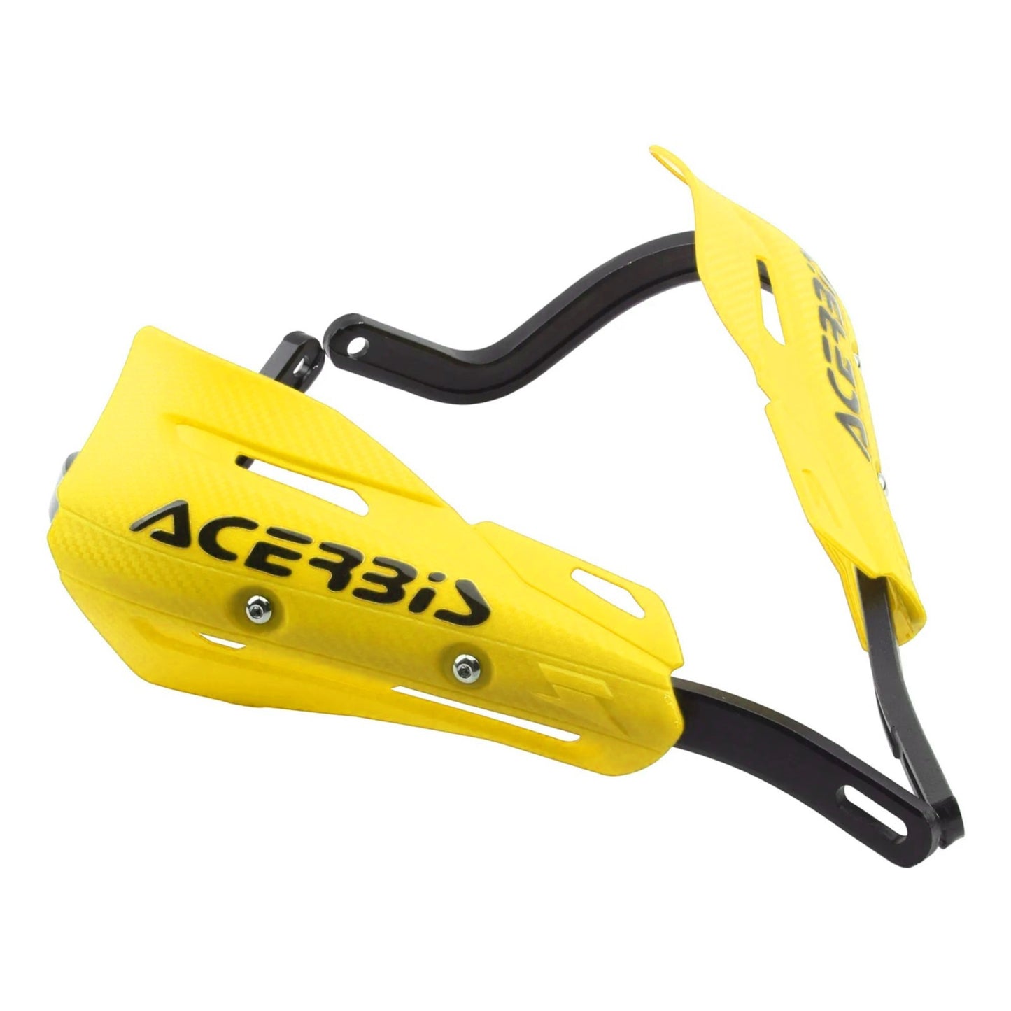 Yellow Handlebar Bar Guards Motocross Enduro - Mount Kit KTM etc Hand Guard