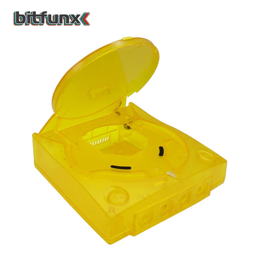 Replacement Casing / Shell / Case Sega Dreamcast Console - Transparent Yellow