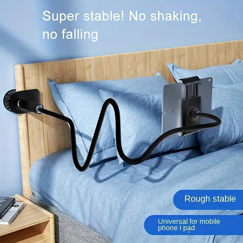 Adjustable Gooseneck Tablet Holder- Flexible Mount Bedside Stand Universal Ipad