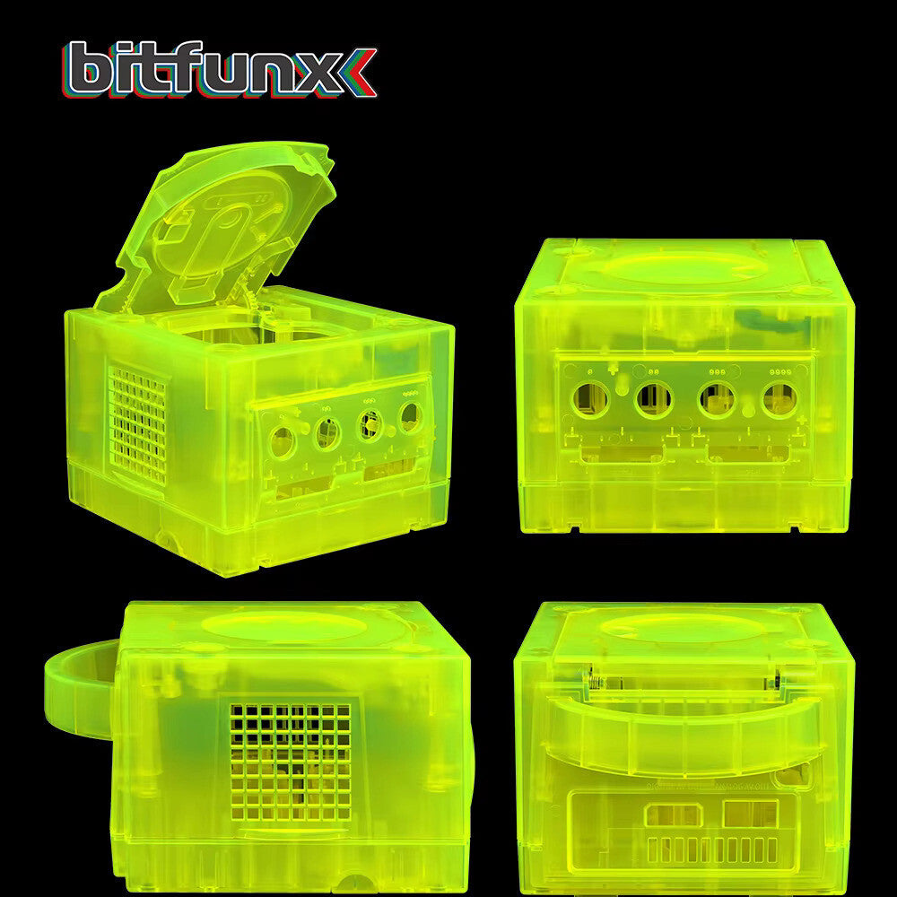 Replacement Casing / Shell / Case Nintendo Gamecube Console - Transparent Green