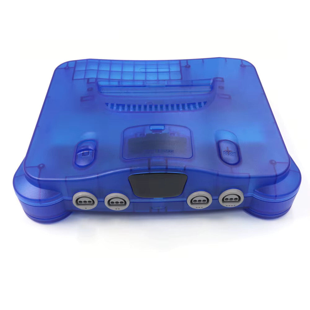 Replacement Casing / Shell / Case - Nintendo N64 Console - Translucent Blue