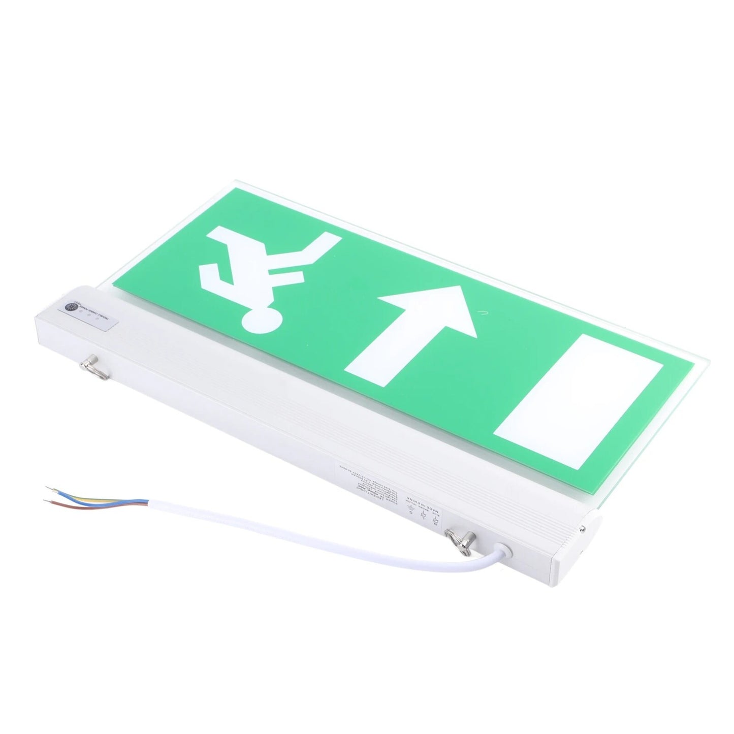 Emergency Fire Exit LED Lighting Sign Light Safety Fitting Hanging Maintained