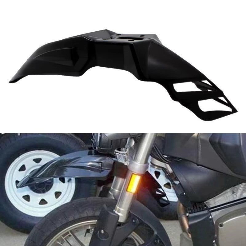 Universal Front Mudguard Fender - Supermoto / Motocross / Enduro Black Honda etc