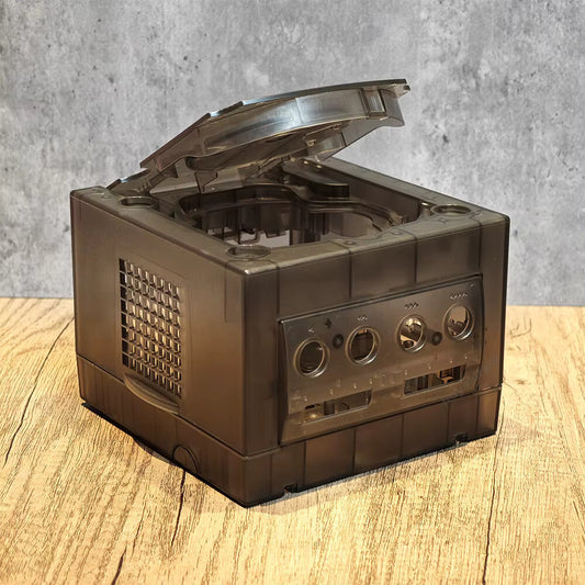 Replacement Casing / Shell / Case Nintendo Gamecube Console - Transparent Black