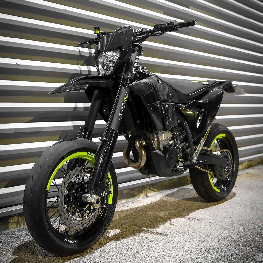 Universal Supermoto Enduro Headlight - For Honda Suzuki Yamaha Motorcycle BLACK