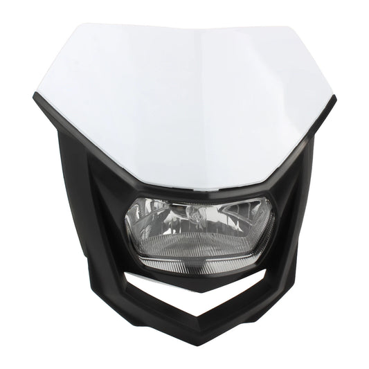 Universal Supermoto Enduro Headlight - For Suzuki Yamaha Honda Motorcycle White