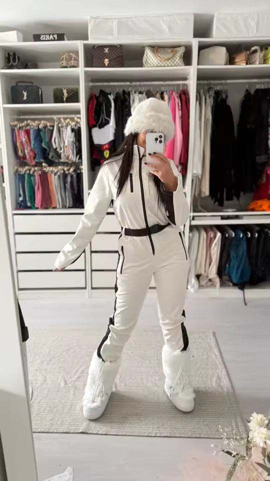 Women’s One Piece Insulated Ski Suit Snow Snowboard - Slimline flattering tight