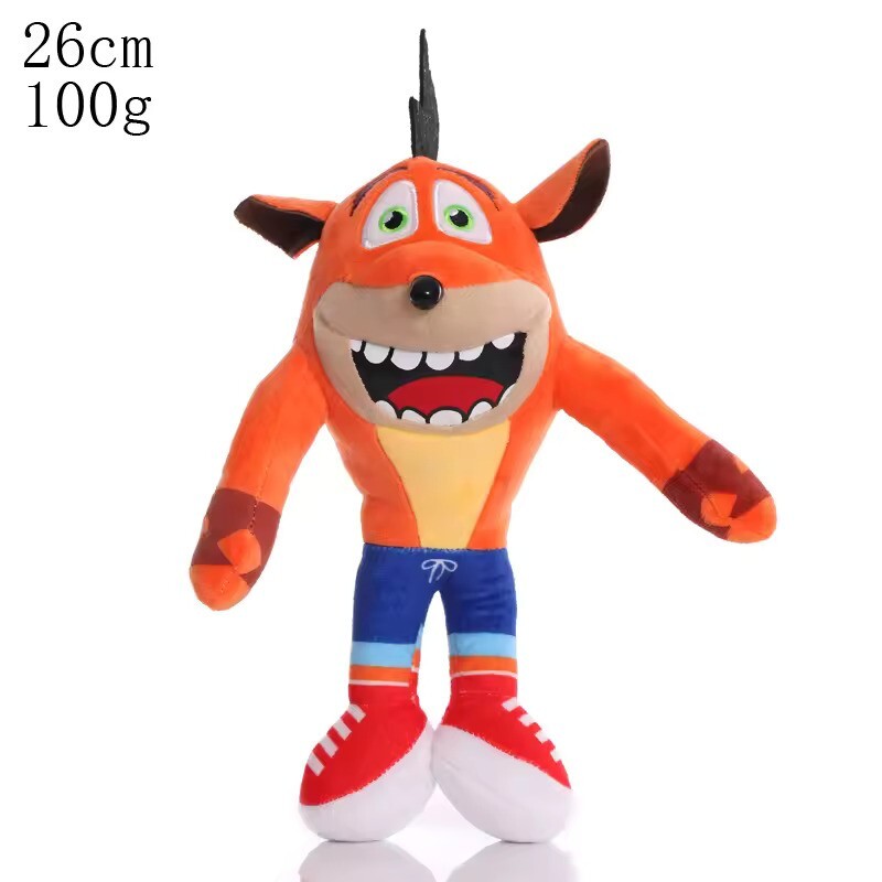 CRASH BANDICOOT Teddy - Kids Soft Plush Toy 26cm Figure