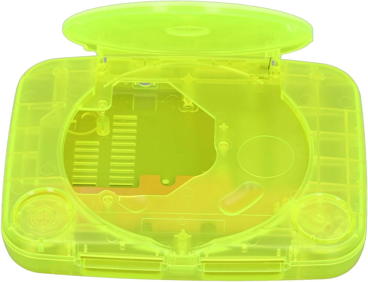 PS1 Replacement Shell / Casing / Case for PS One 1 Console - Translucent Green