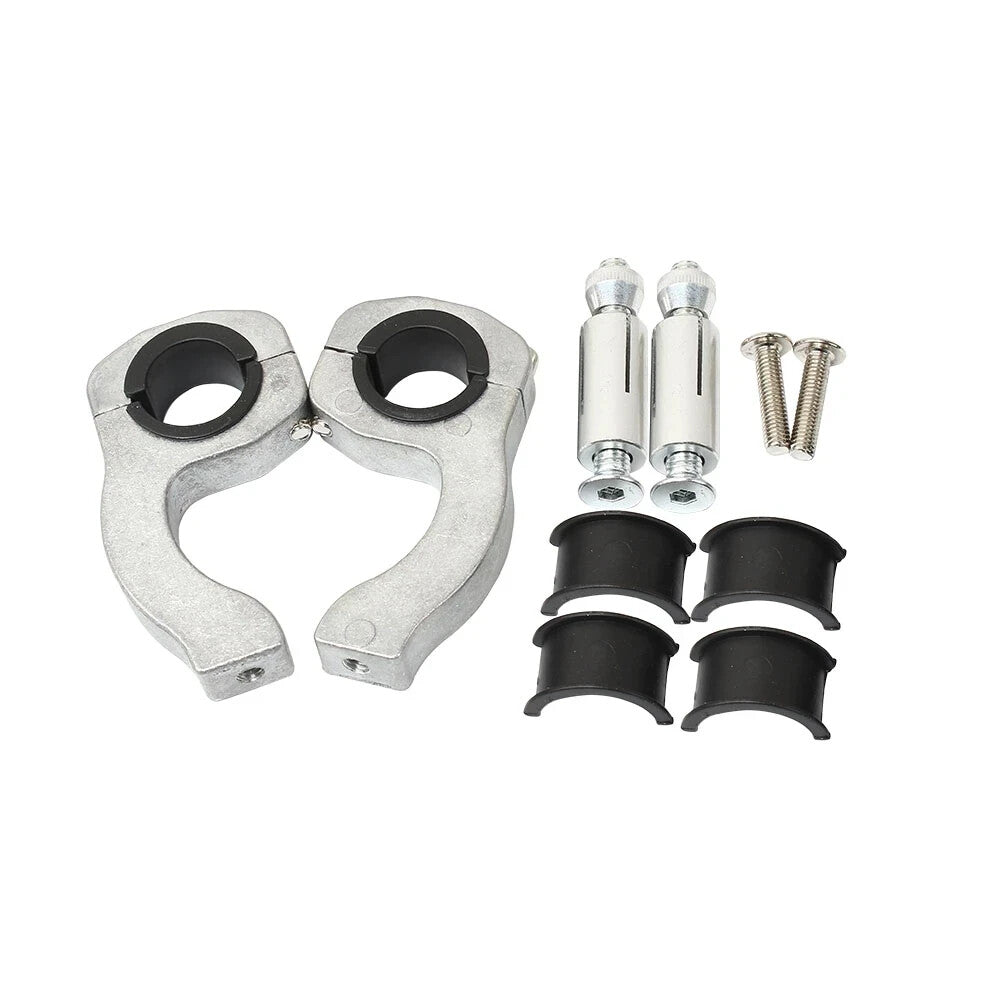 Red Handlebar Bar Guards Motocross Enduro - Mount Kit Honda etc Hand Guard