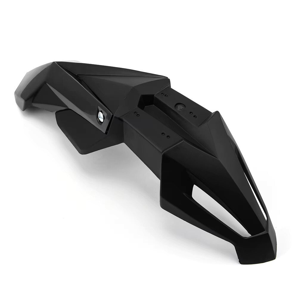 Universal Front Mudguard Fender - Supermoto / Motocross / Enduro Black