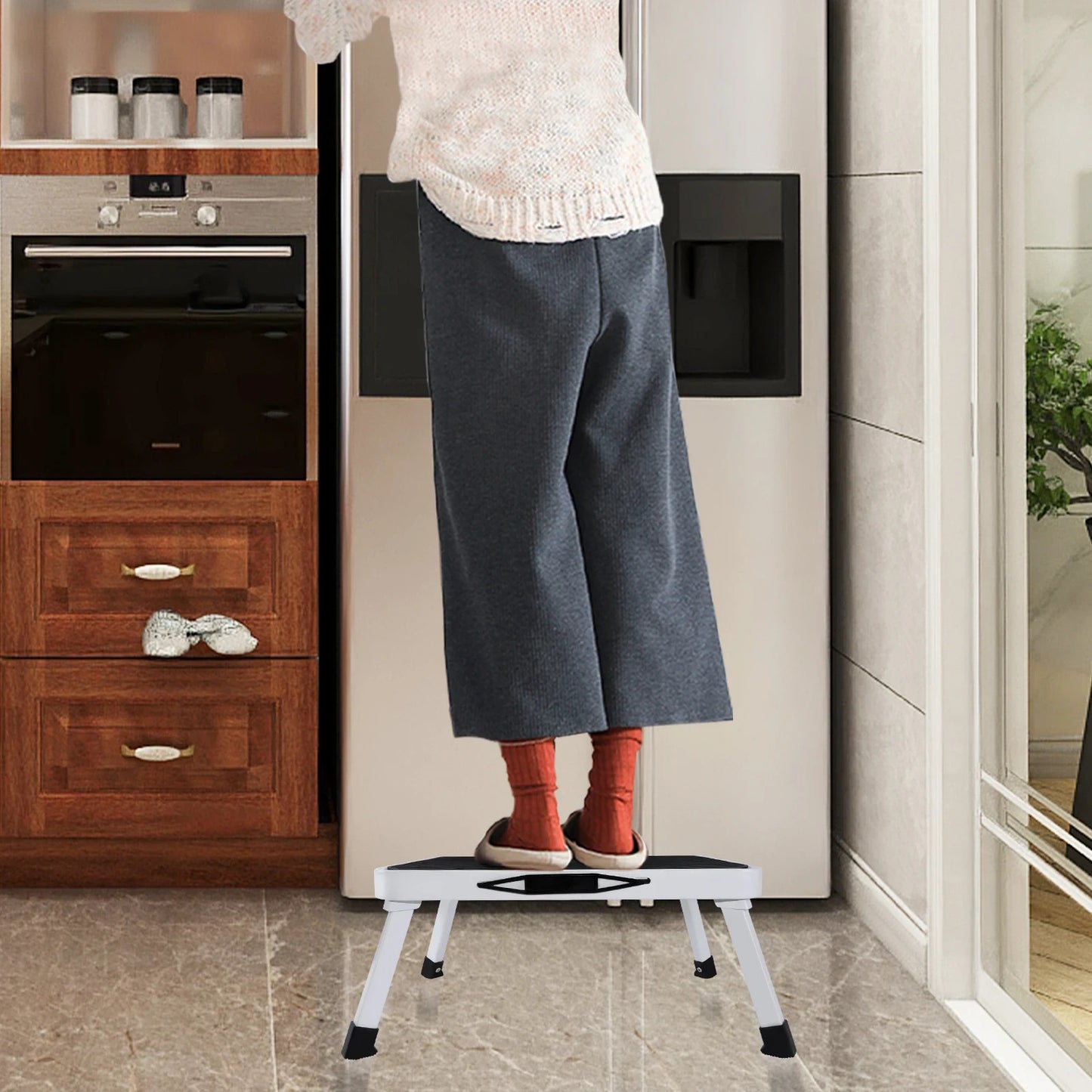 Caravan / Motorhome Entry Step - Stool Camping Portable RV Campervan Steps