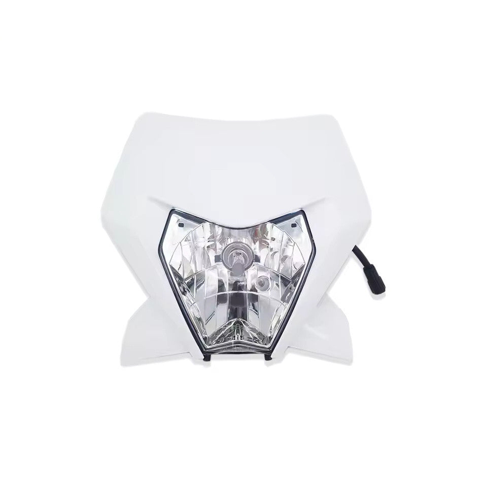 Universal Supermoto Enduro Headlight - For Honda Suzuki Yamaha Motorcycle White