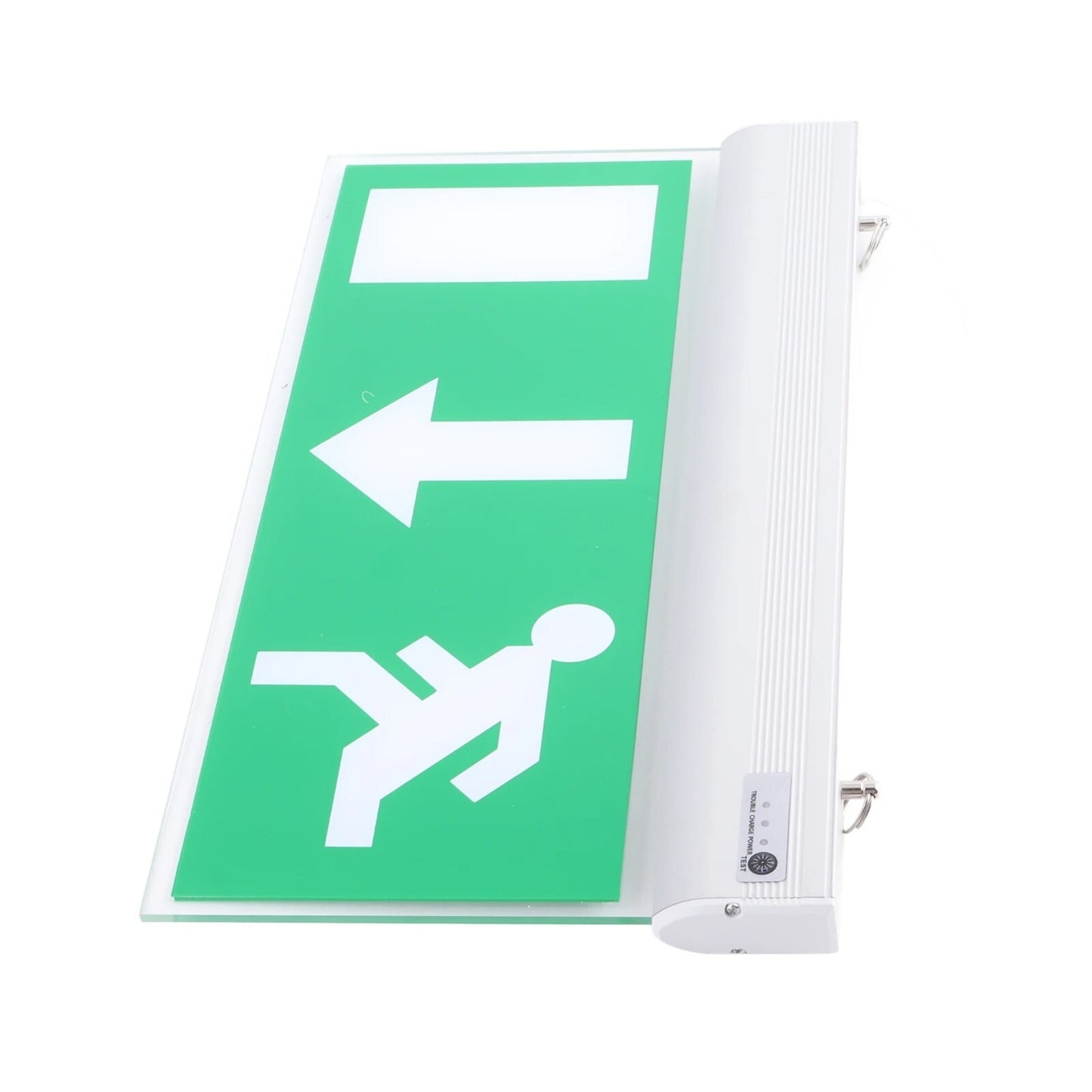 Emergency Fire Exit LED Lighting Sign Light Safety Fitting Hanging Maintained