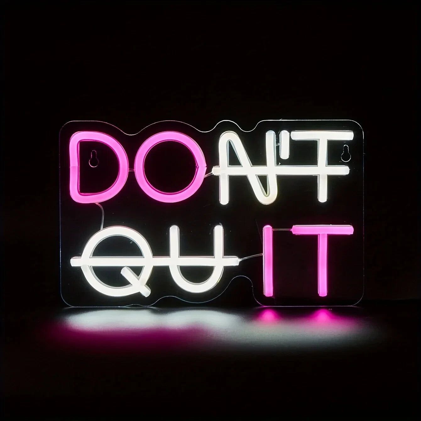 Do It / Don't Quit Neon Sign - LED Light – Inspirational GYM Motivational Hustle