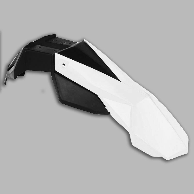 Universal Front Mudguard Fender - Supermoto / Motocross / Enduro White