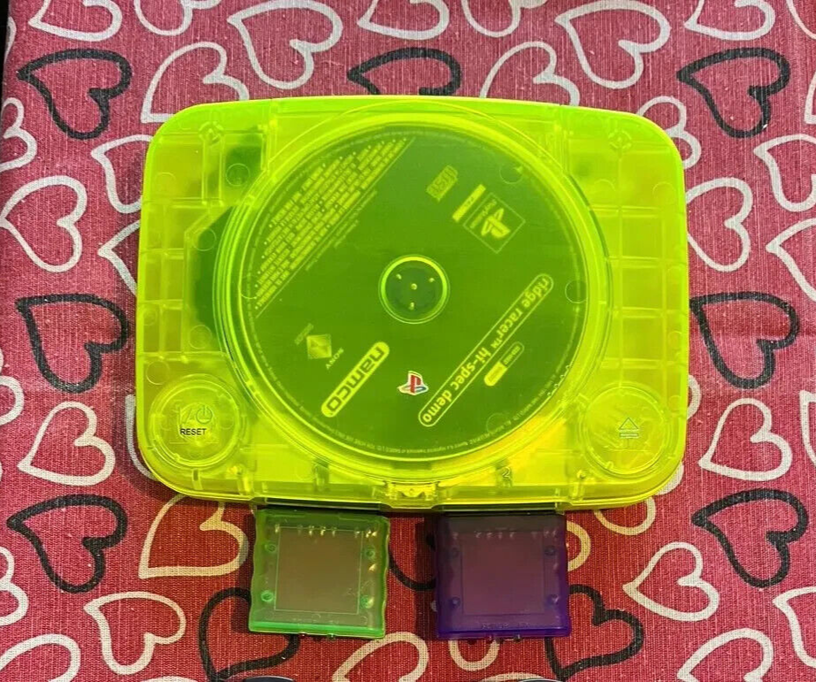 PS1 Replacement Shell / Casing / Case for PS One 1 Console - Translucent Green