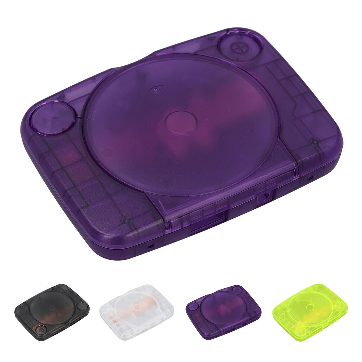 PS1 Replacement Shell / Casing / Case for PS One 1 Console - Translucent Purple