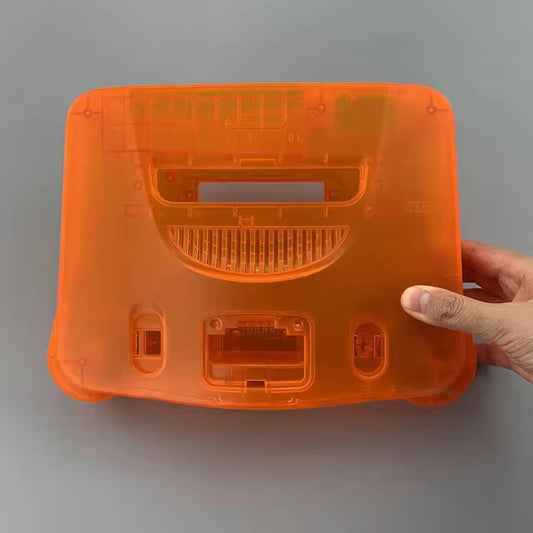 Replacement Casing / Shell / Case - Nintendo N64 Console - Translucent Orange
