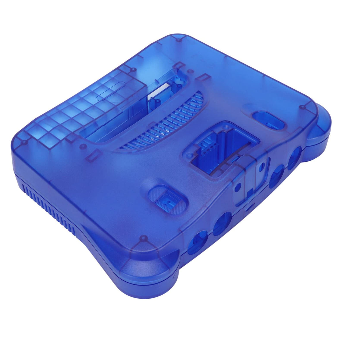 Replacement Casing / Shell / Case - Nintendo N64 Console - Translucent Blue